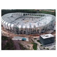 Telhado de estrutura espacial pré -fabricada de estrutura de aço estádio de aço de aço estádio de ginástica edifício do sistema de ginástica